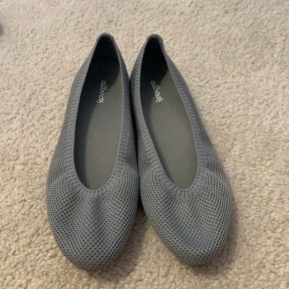 allbirds Shoes - Grey allbirds flats, EUC, w7.5